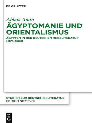 cover image of Ägyptomanie und Orientalismus